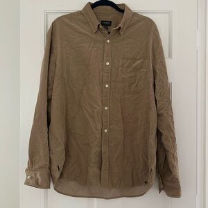 Club Monaco men's corduroy button down shirt